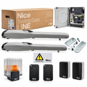 Nice Wingo 4 kit 230V swing gate motor with remotes and photocells in Oman