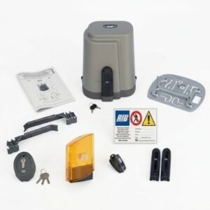 RIB K500 sliding gate motor kit in Oman with photocells, remotes and rack