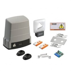 Roger H30 645 sliding gate motor kit in Oman with photocells, remotes and rack