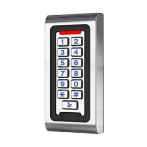 Standalone RFID access control reader and keypad in Oman with metal anti vandal housing